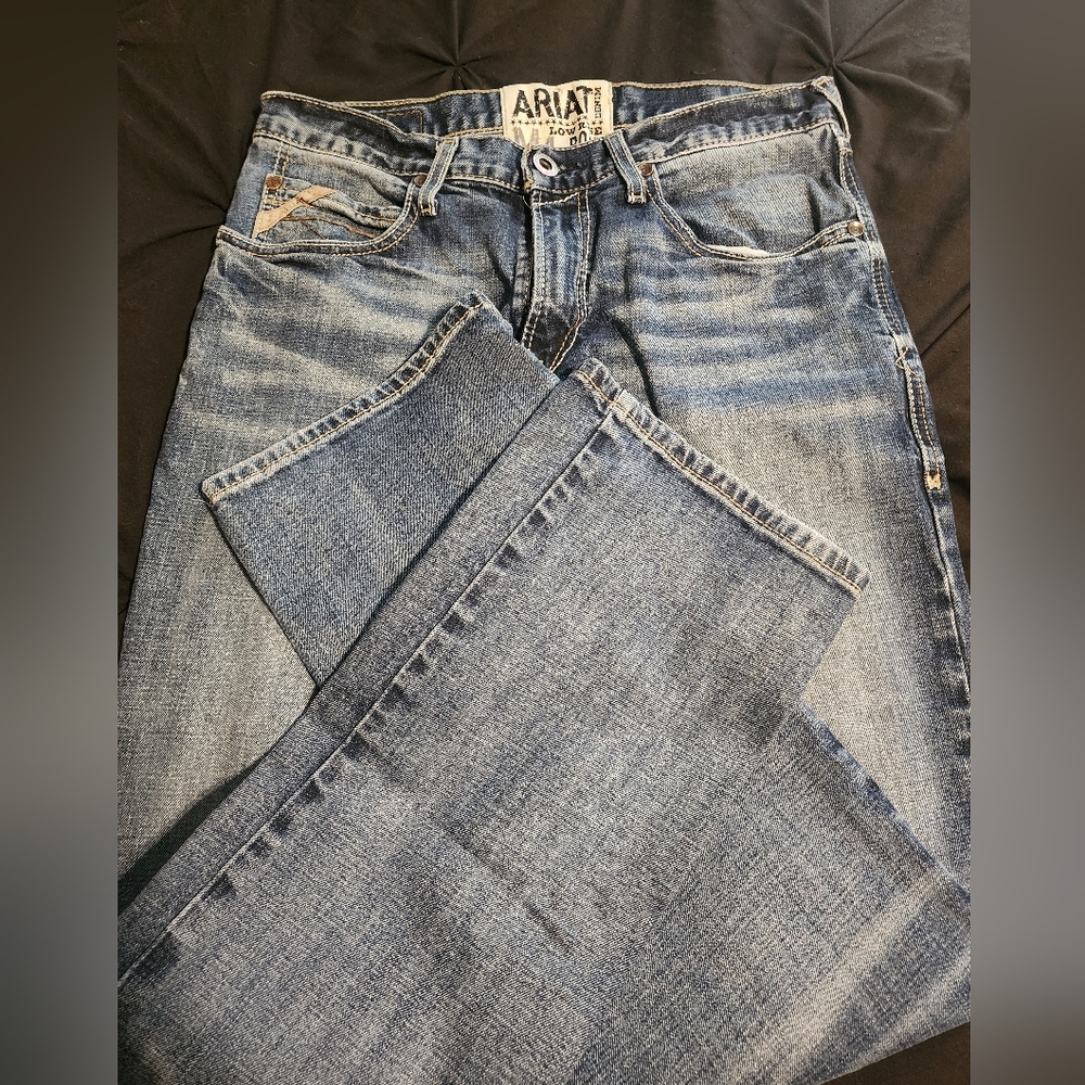 Mens Ariat M4 Low Rise Boot Cut Jeans